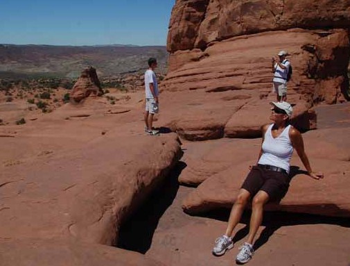 at Delicate Arch